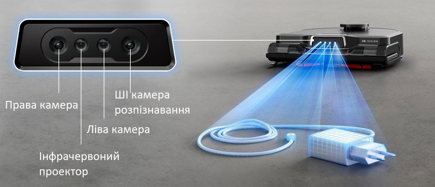 Робот-пилосос Rowenta X-Plorer Serie 240+ AI Animal & Allergy RR9695WH