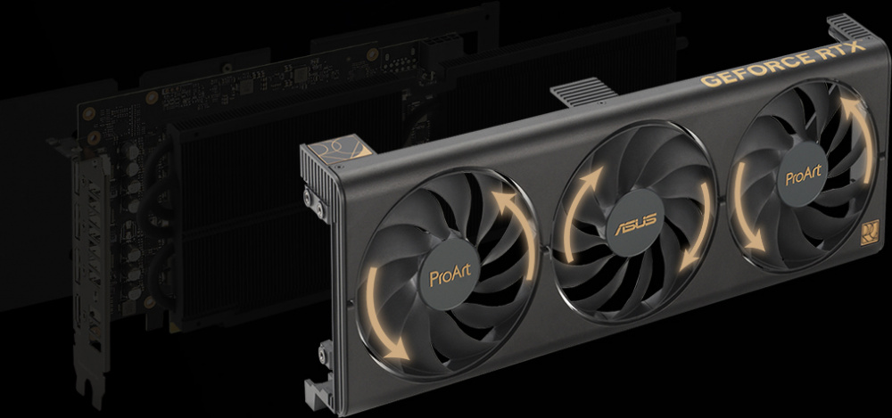 Відеокарта ASUS GeForce RTX 4070 12GB GDDR6X PROART OC (90YV0J11-M0NA00)