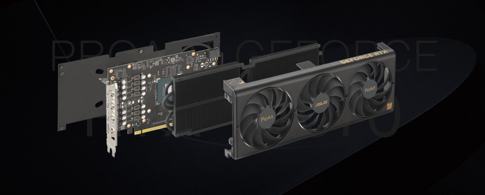 Відеокарта ASUS GeForce RTX 4070 12GB GDDR6X PROART OC (90YV0J11-M0NA00)