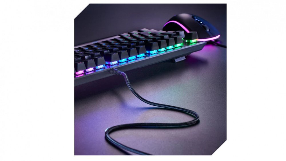 Ігрова клавіатура HyperX Alloy MKW100 TTC Red USB RGB RU, Black (4P5E1AX)