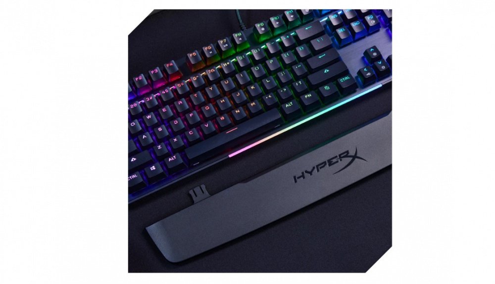 Ігрова клавіатура HyperX Alloy MKW100 TTC Red USB RGB RU, Black (4P5E1AX)