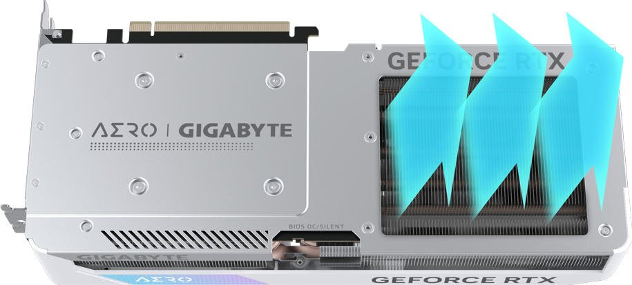 Відеокарта GIGABYTE GeForce RTX 4070 Ti 12GB AERO OC (GV-N407TAERO_OCV2-12GD)