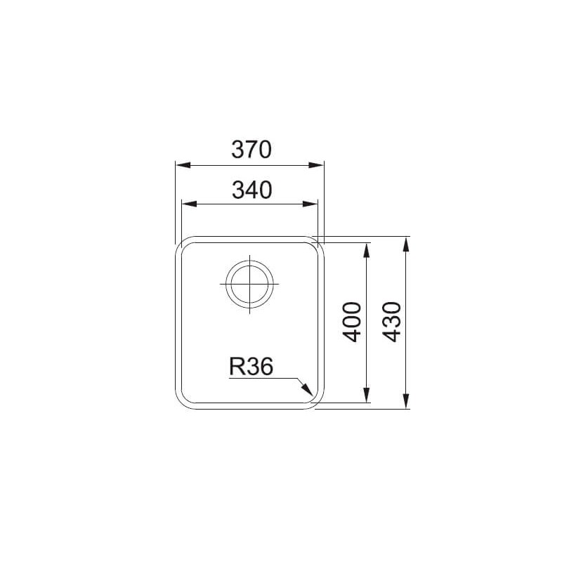 Кухонна мийка Franke Aton ANX 110-34 /122.0204.647