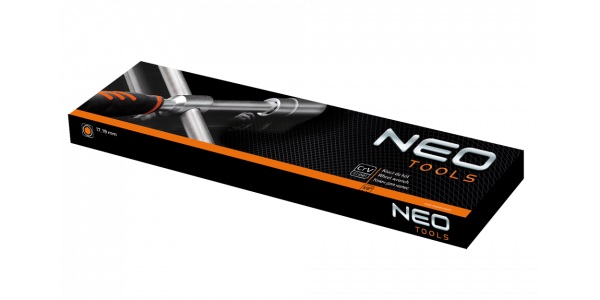 Ключ балонний Neo Tools, 1/2", головки 17,19мм, тримач прогумований