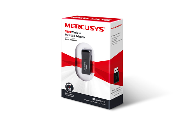 Wi-Fi USB адаптер Mercusys MW300UM