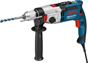 Дриль ударний Bosch GSB 21-2 RCT, 1300Вт, ШЗП 1.5-13мм, 3000об•хв, 2.85кг