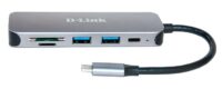 USB-хаб D-Link DUB-2325 2xUSB3.0 1xUSB-TypeC 1xSD 1x-microSD USB Type-C (DUB-2325)