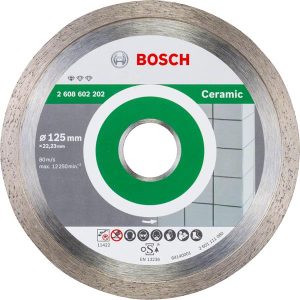 Круг алмазний відрізний Bosch Professional for Ceramic 125х1,6 (2608602202)