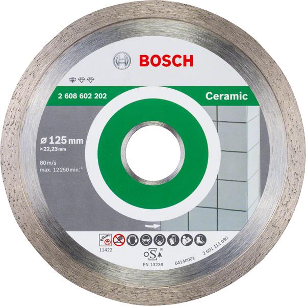 Круг алмазный отрезной Bosch Professional for Ceramic 125х1,6 (2608602202)