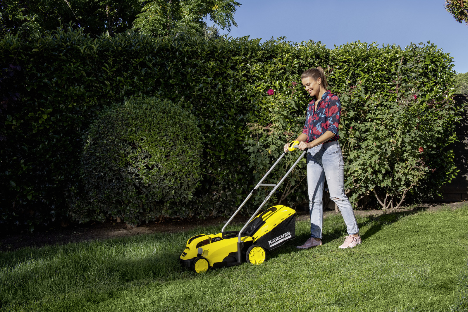 Газонокосилка аккумуляторная Karcher LMO 18-33