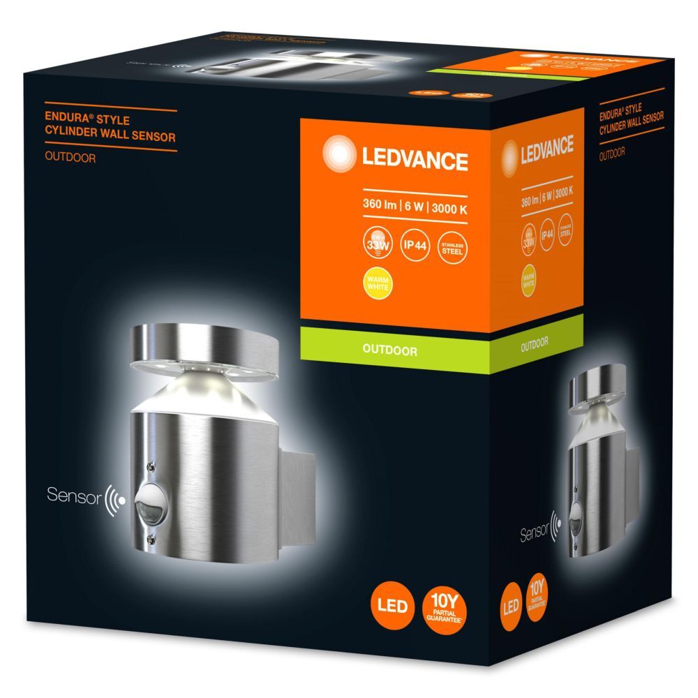 Світильник фасадний LED OSRAM ENDURA STYLE Cylinder Wall S 6W метал