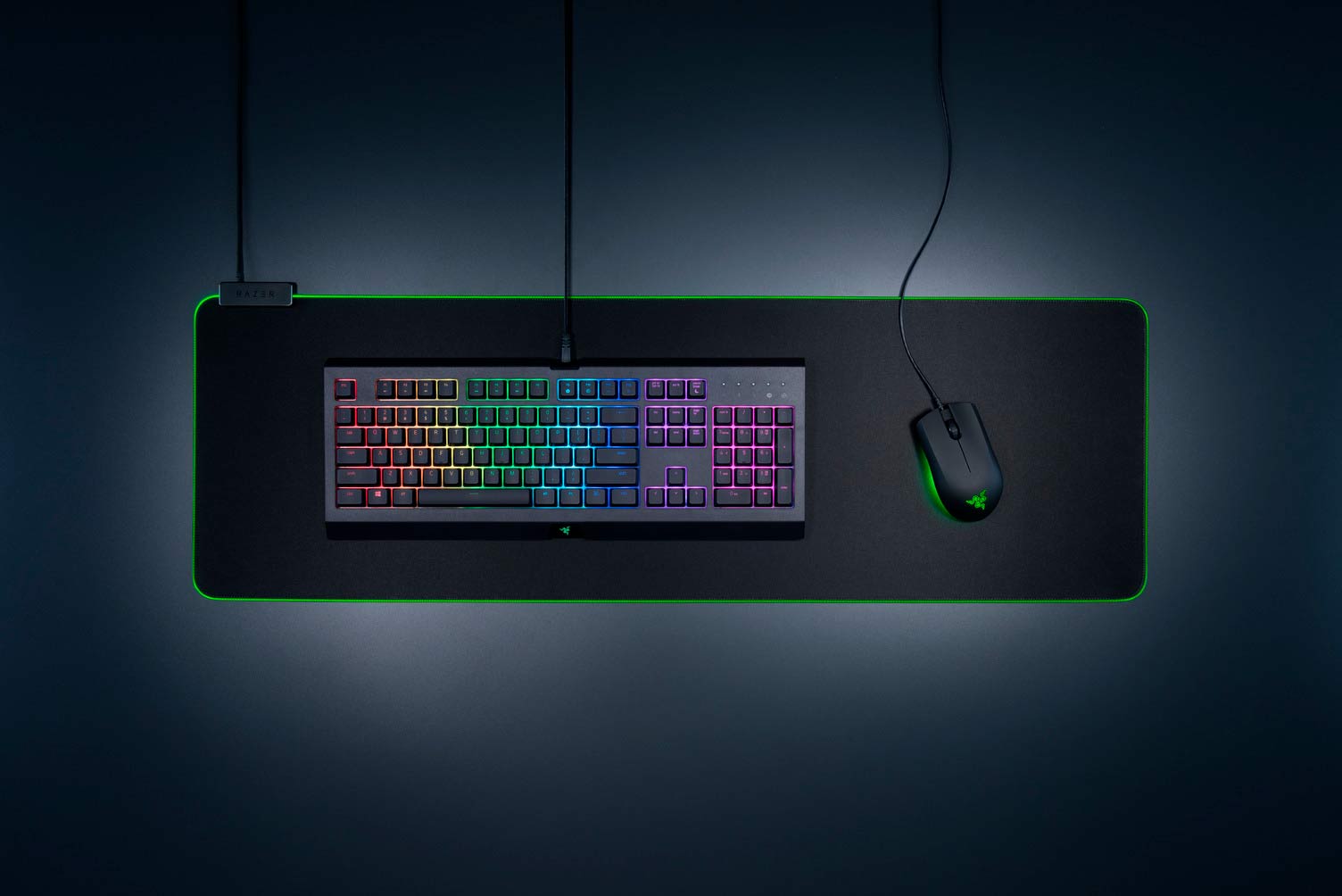 Ігрова поверхня Razer Goliathus Extended Chroma, RGB, XXL (920х294х3мм), чорний