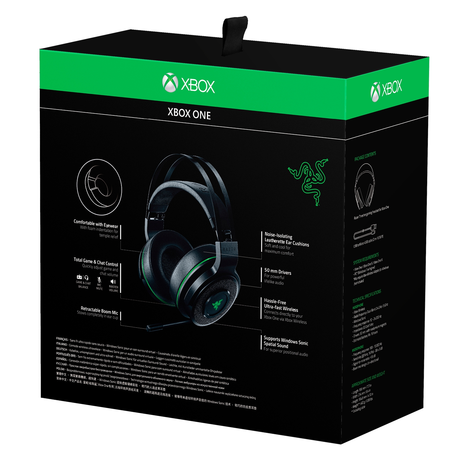 Игровая гарнитура Razer Thresher Wireless – Xbox One (RZ04-02240100-R3M1)