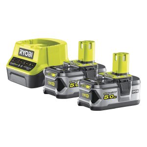 Набір акумулятора та зарядного пристрою Ryobi RC18120-250 ONE+, 18В, 2х5А•год, ЗП Lithium+