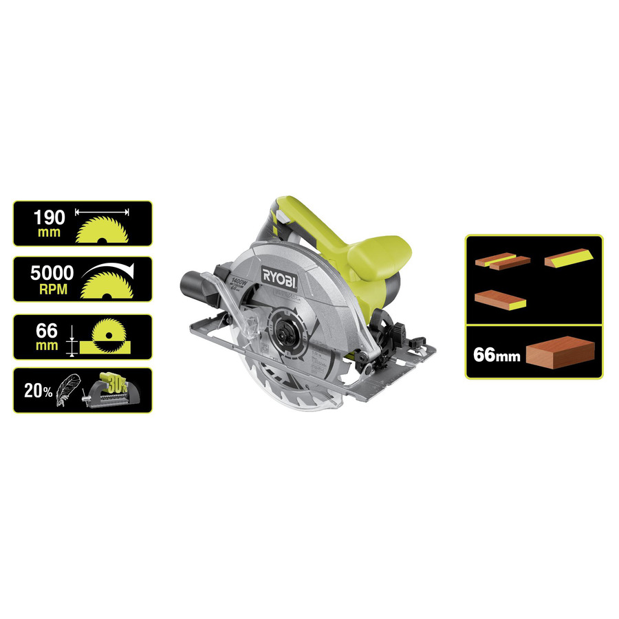 Циркулярная пила Ryobi RCS1400-G