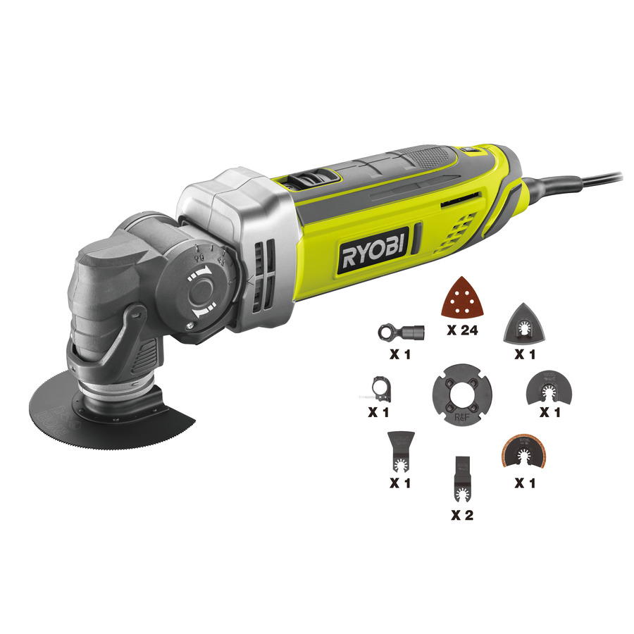 Багатофункциональный инструмент Ryobi RMT300-SA, 300Вт, 10000-20000об·хв, 1.6кг