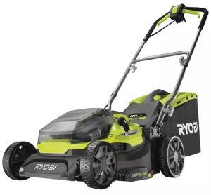 Газонокосарка Ryobi ONE + Hybrid RY18LMH37A-250 18В/220В 2х5.0А/ч, 37см, 25-70 мм, 45л, мульчування