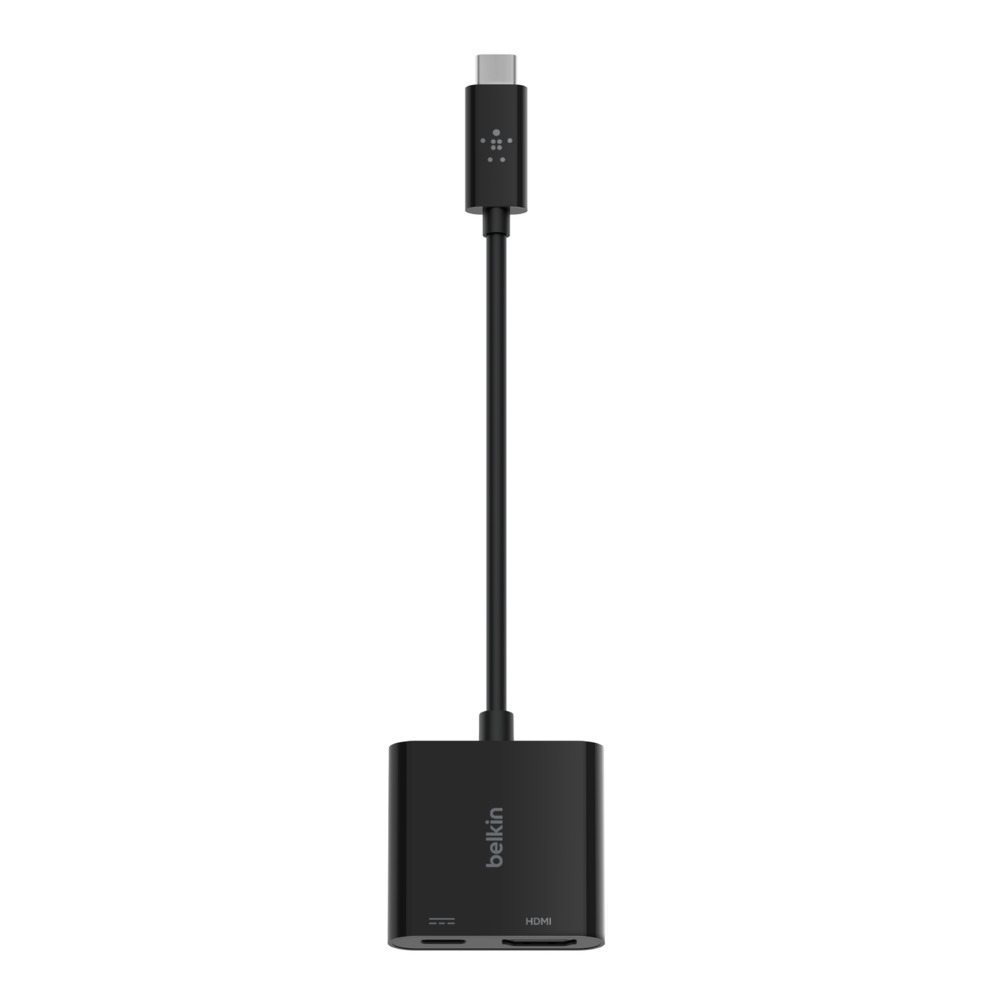 Адаптер Belkin USB-C > HDMI 60Вт PD, чорний