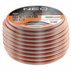 Шланг садовий Neo Tools Optima, 1/2", 50м, 4 шари, до 25бар, -20…+60°C