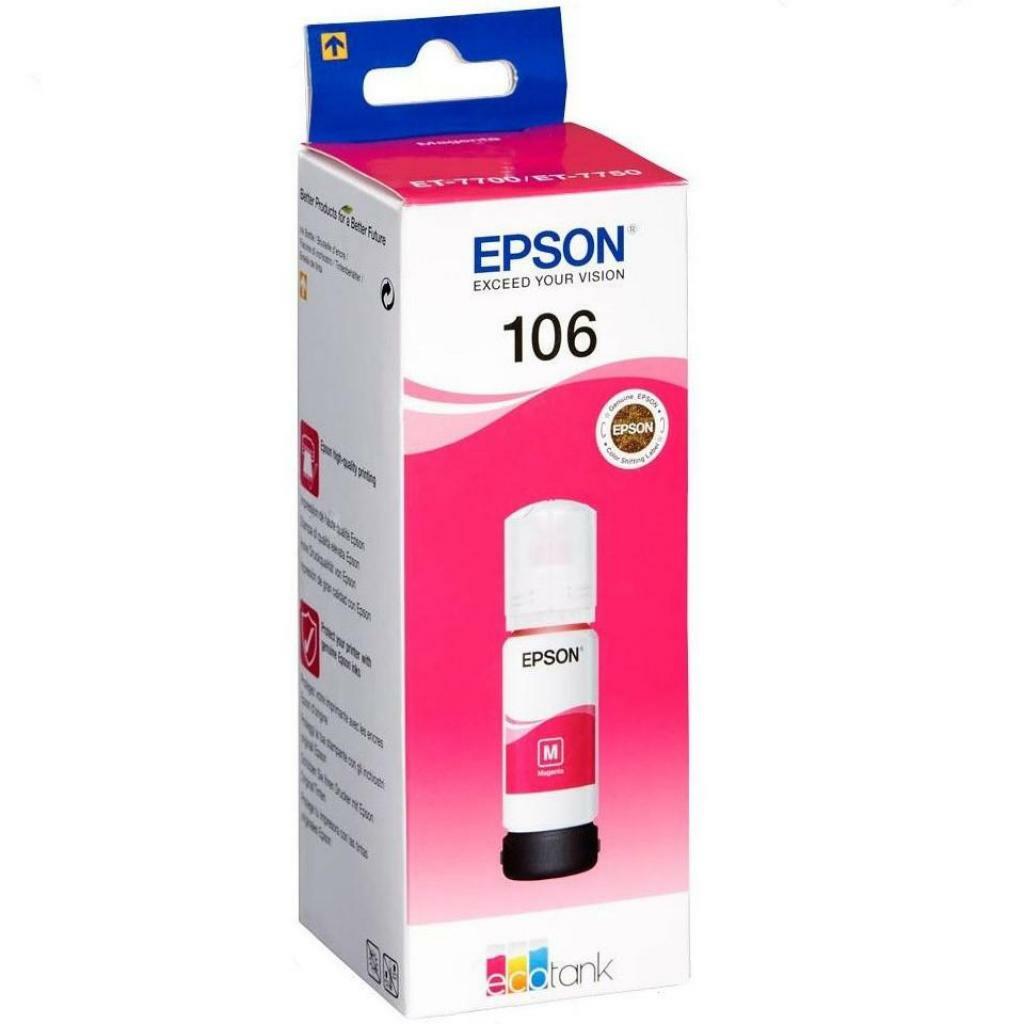 Контейнер с чернилами Epson 106 EcoTank L7160/L7180 magenta