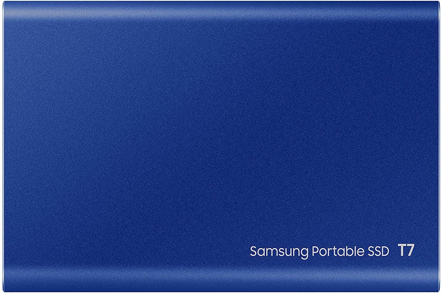 SSD накопитель SAMSUNG USB Type-C 1TB T7 Indigo Blue (MU-PC1T0H/WW)