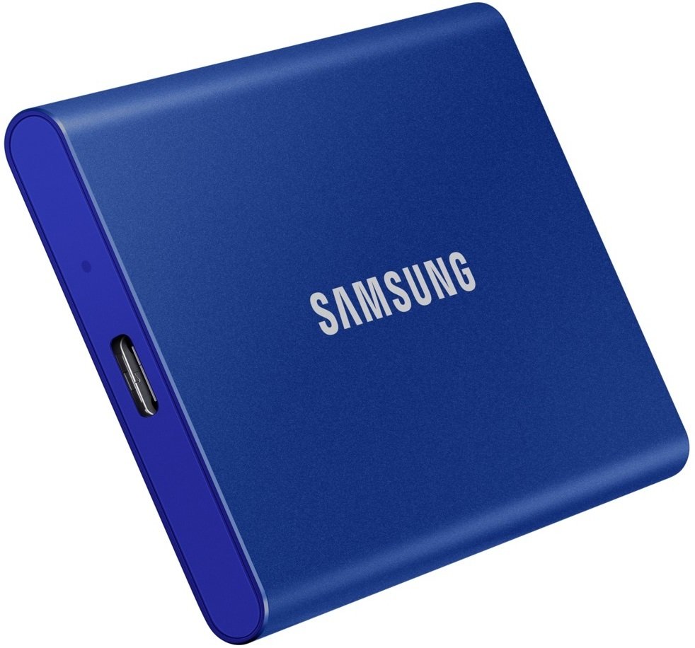 SSD накопитель SAMSUNG USB Type-C 1TB T7 Indigo Blue (MU-PC1T0H/WW)