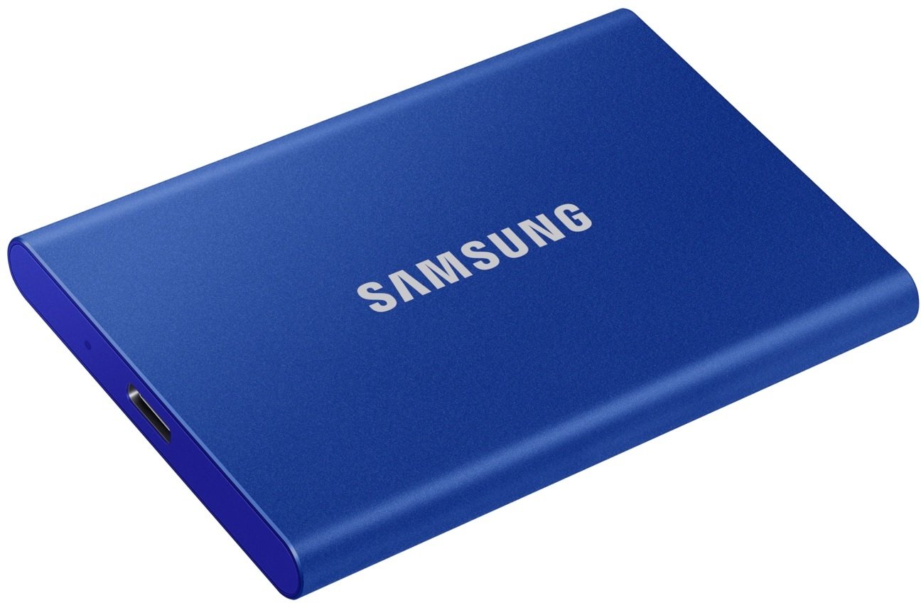 SSD накопитель SAMSUNG USB Type-C 1TB T7 Indigo Blue (MU-PC1T0H/WW)