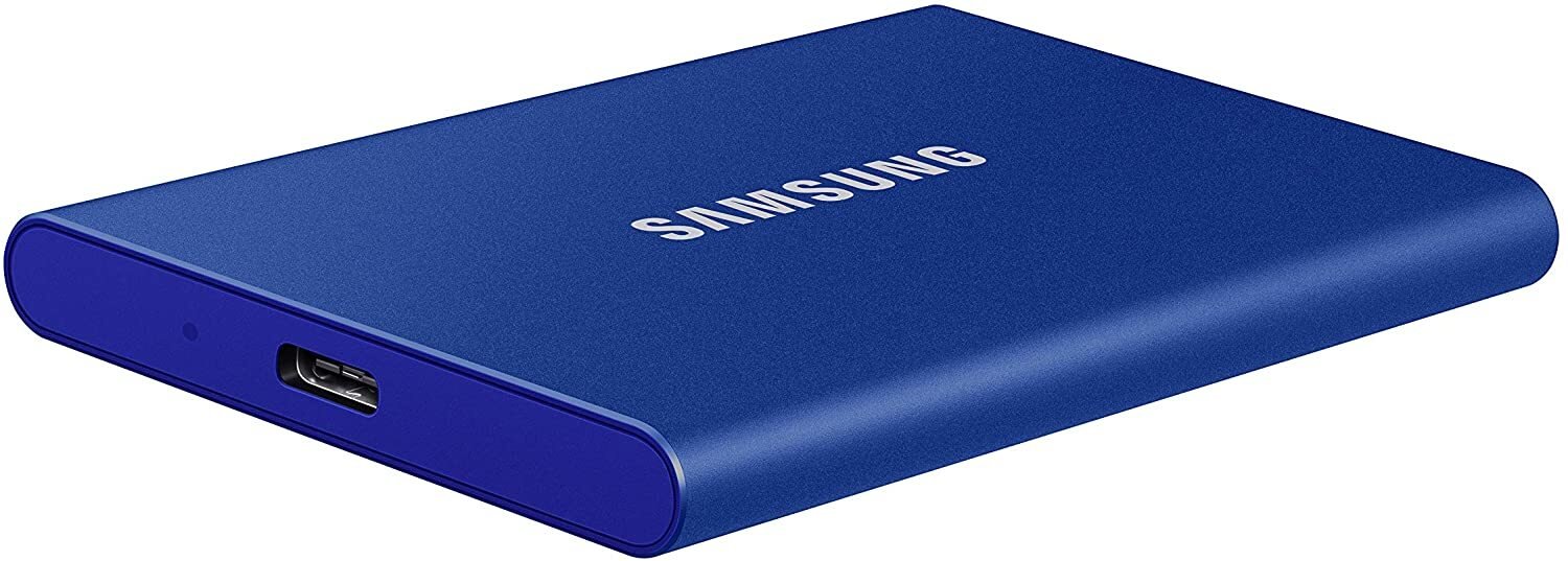 SSD накопичувач SAMSUNG USB Type-C 1TB T7 Indigo Blue (MU-PC1T0H/WW)