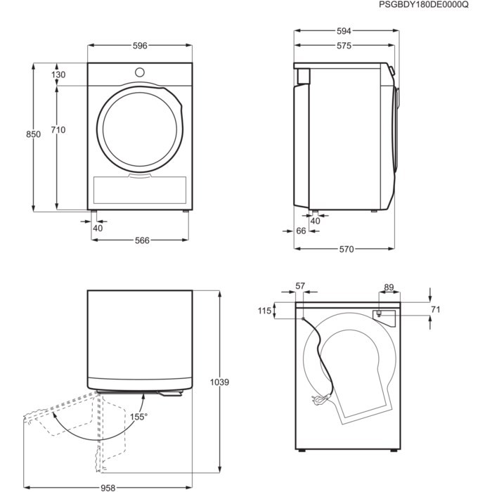 Сушарка для білизни Electrolux EW6C527PU