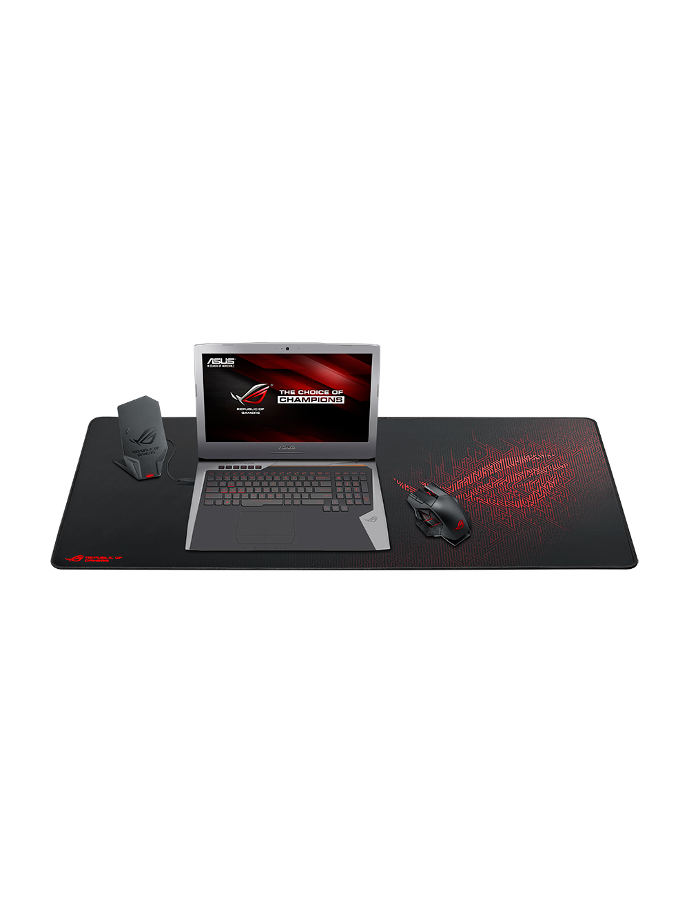 Ігрова поверхня ASUS ROG Sheath, Black Box, XXL (900x440x3мм), чорно-червоний