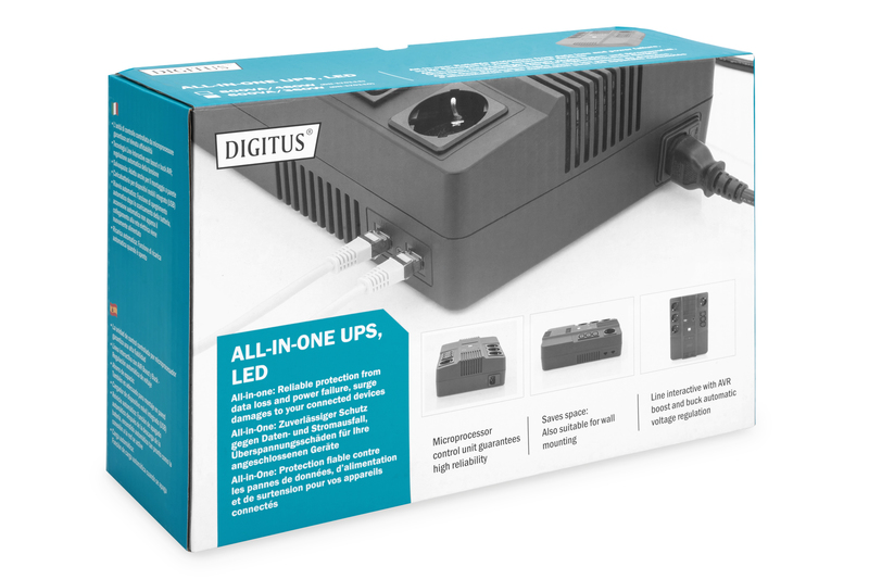 ДБЖ Digitus all-in-one 600va/360w (DN-170110)