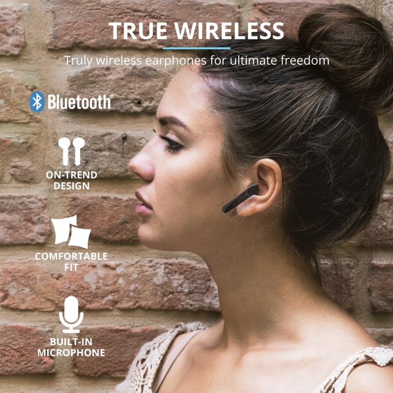 Наушники Trust Primo Touch True Wireless Mic Black