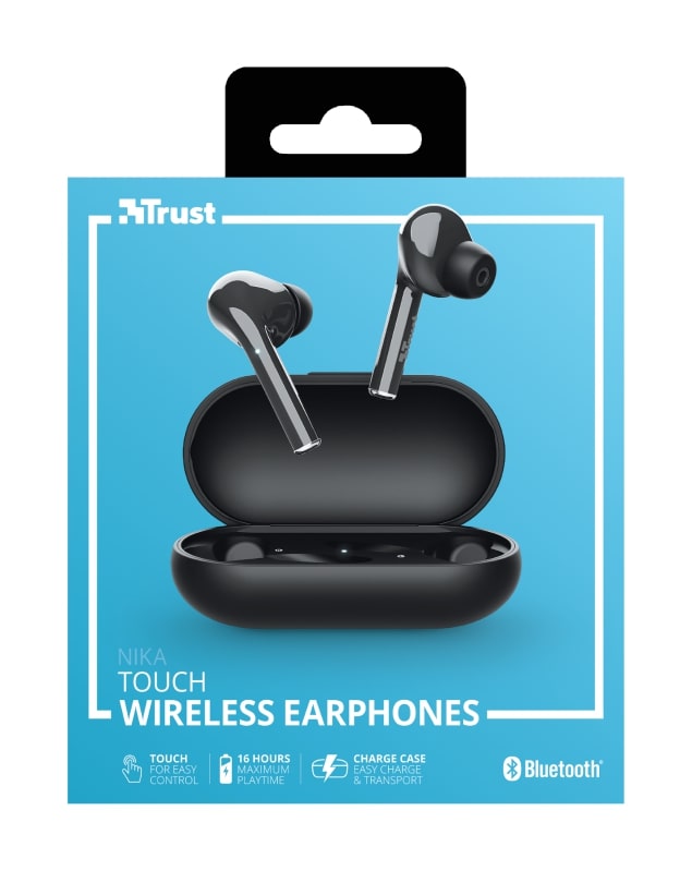 Навушники Trust Nika Touch True Wireless Mic Black