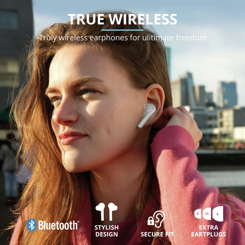 Навушники Trust Nika Touch True Wireless Mic White