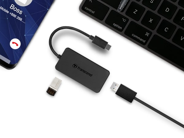 USB-хаб Transcend Type-C HUB 4 ports (TS-HUB2C)