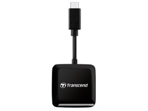 Кардрідер Transcend USB 3.2 Gen 1 Type-C SD/microSD Black (TS-RDC3)