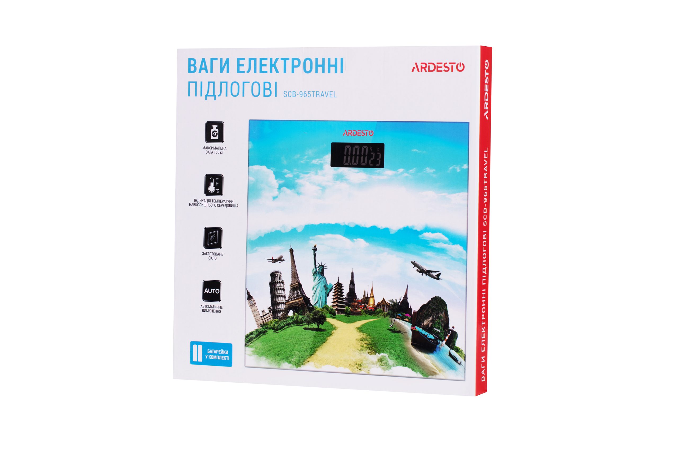 Весы напольные Ardesto SCB-965TRAVEL