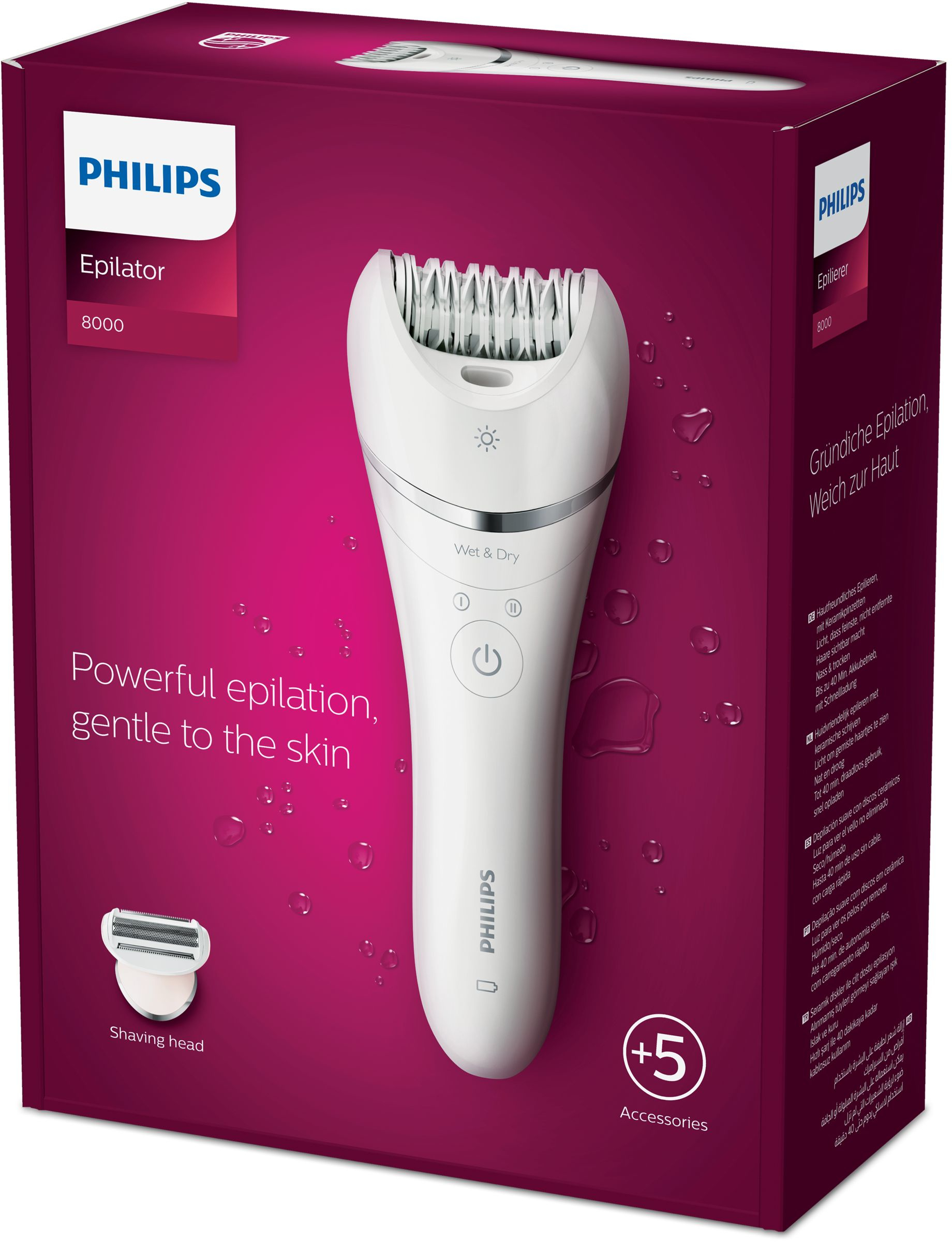 Эпилятор Philips Series 8000 BRE710/00