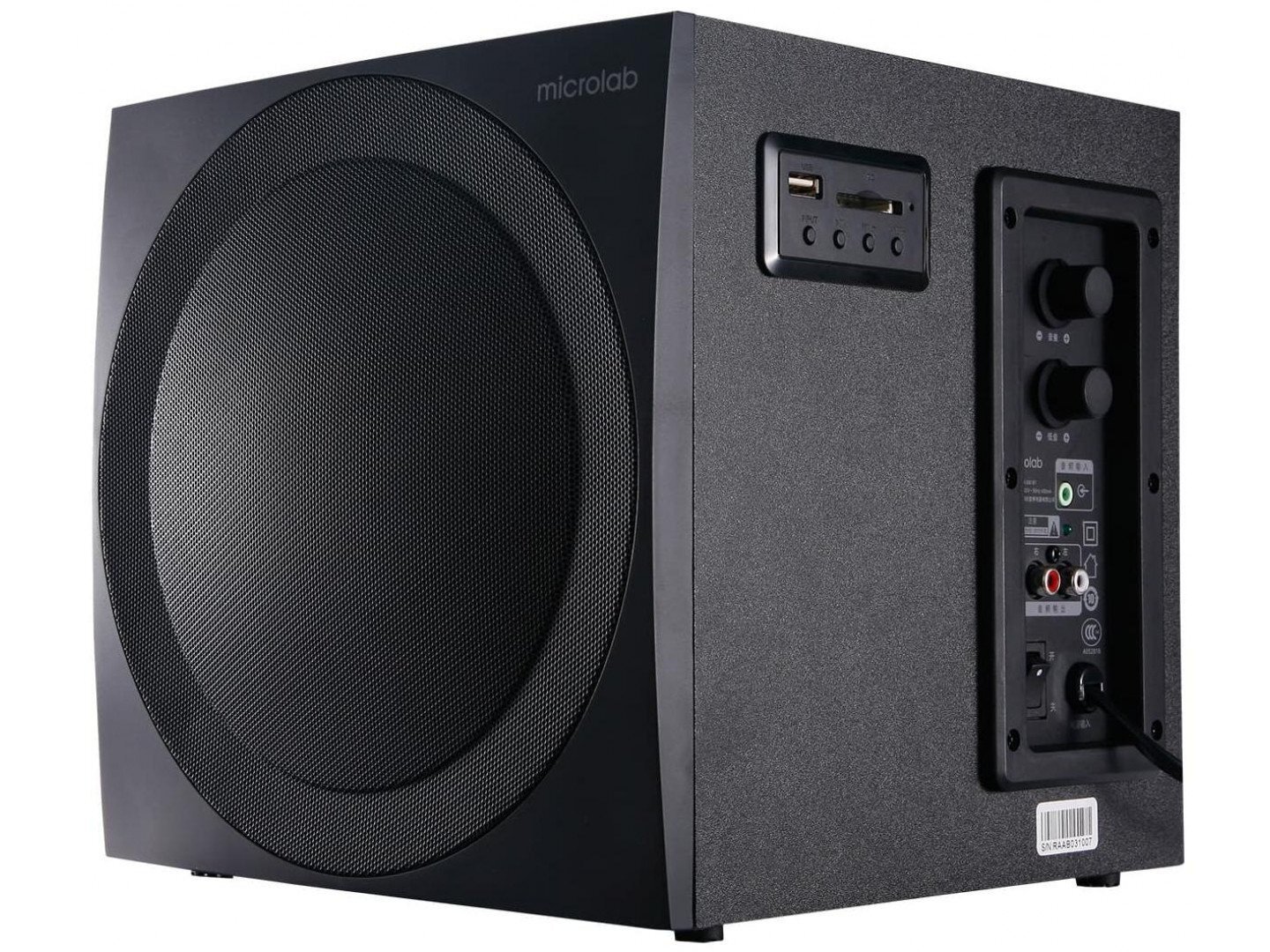 Акустическая система 2.1 Microlab M-300U Black (M-300U)