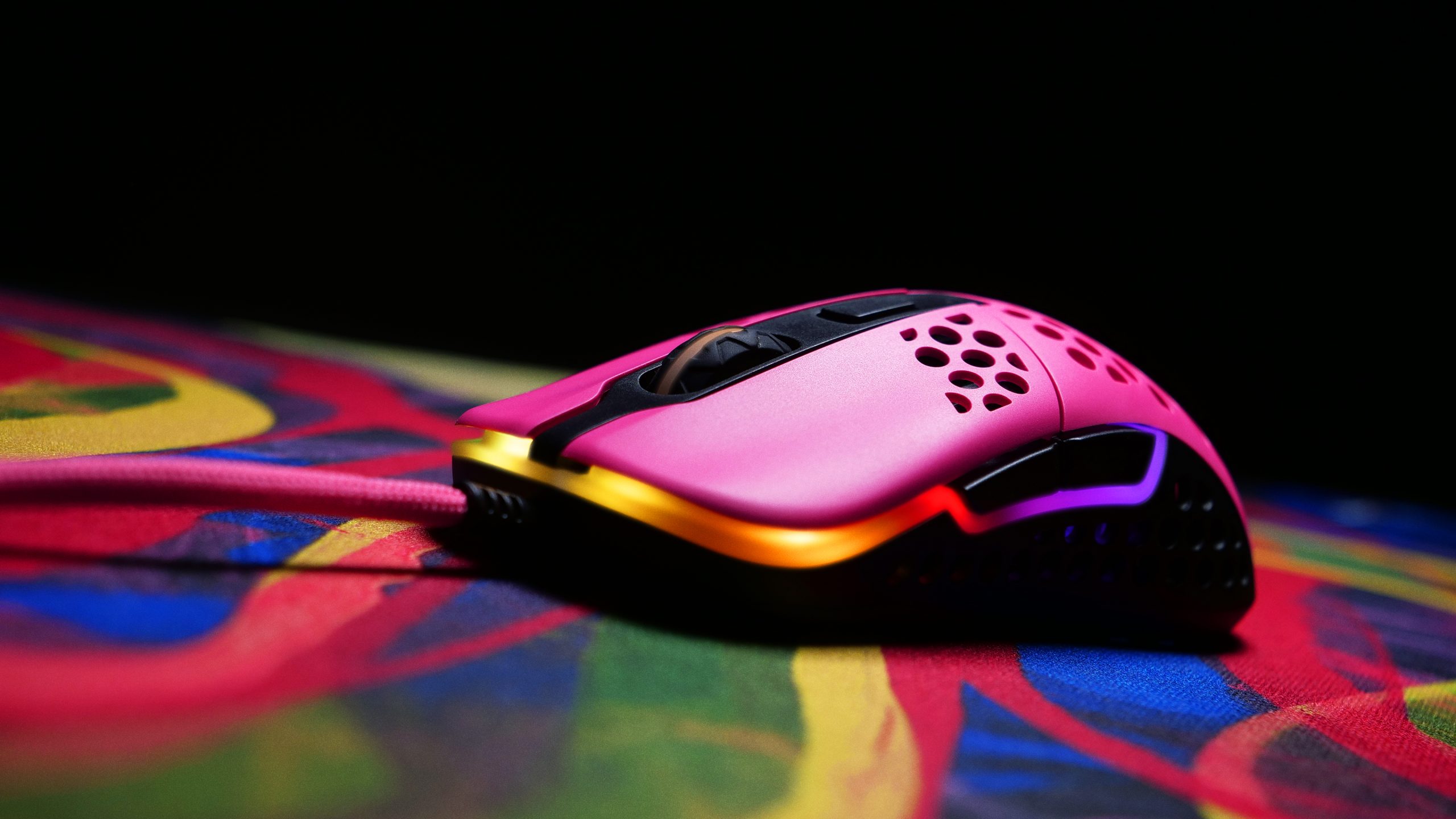 Cherry Xtrfy Миша M42 RGB USB Pink