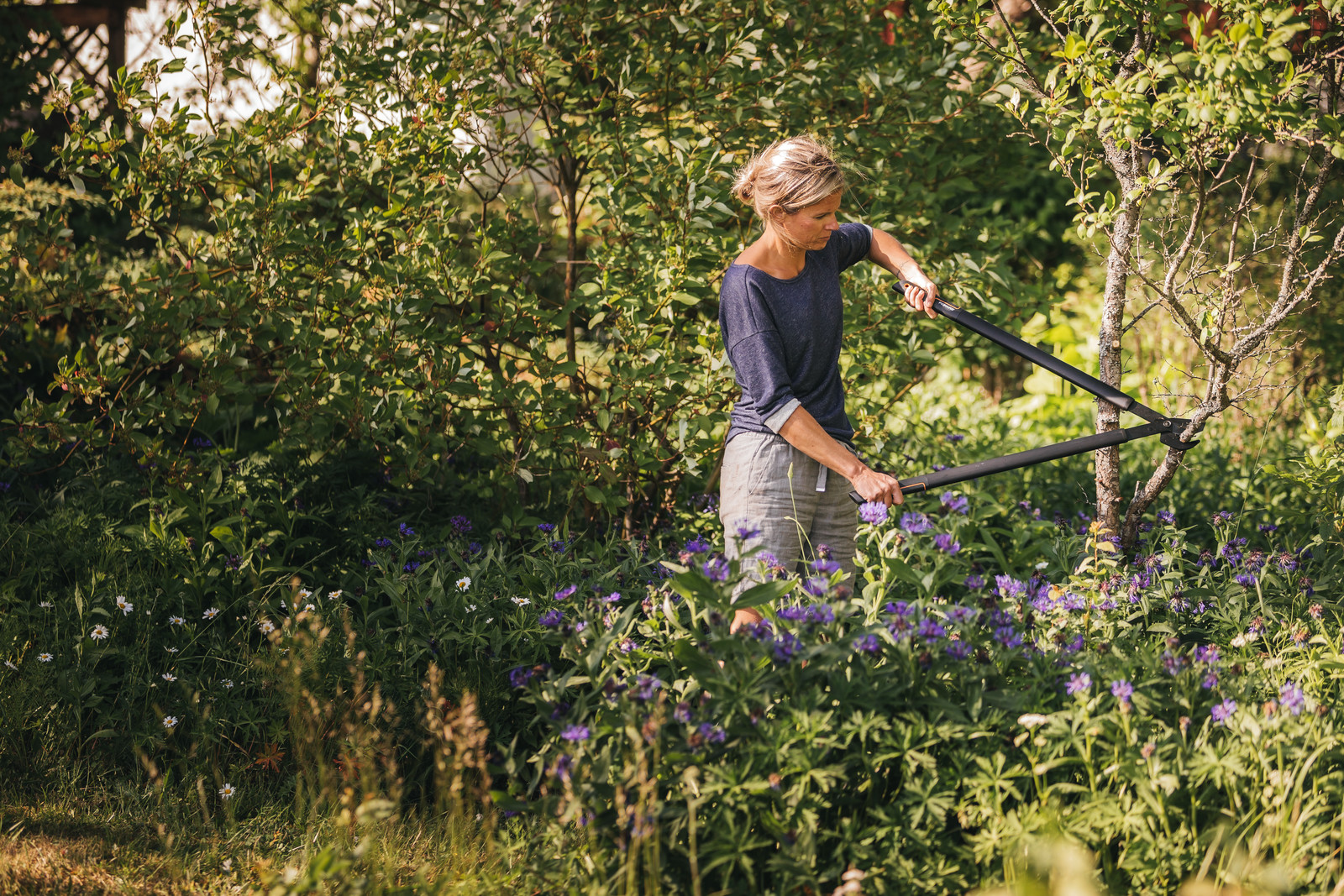 Сучкоріз площинний малий Fiskars SingleStep