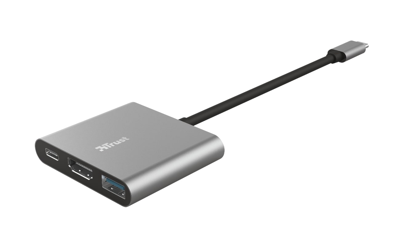 USB-хаб Trust Dalyx Aluminium 3-in-1 Multiport USB-C Adapter (23772_TRUST)