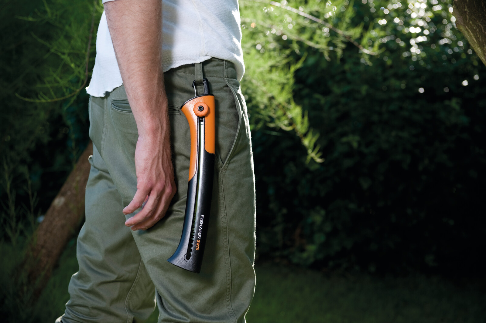 Пила садова Fiskars Xtract SW75, з кліпсою, 33см, 0.23кг