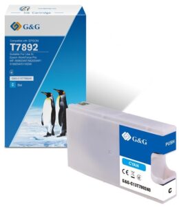 Картридж G&G для Epson WF-5110/WF-5620 cyan XXL (4000 стор) (G&G-C13T789240)