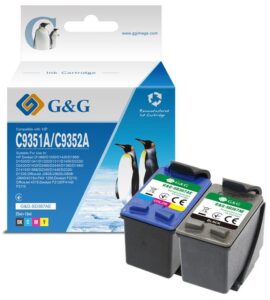 Картридж G&G для HP No.21/22 DJ3920/3940, PSC1410 Black/Tri-color Combo Pack (G&G-SD367AE)