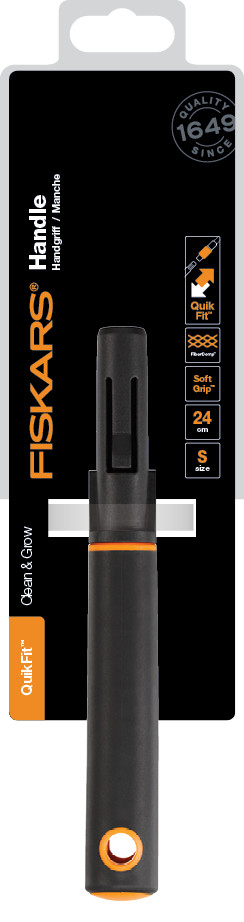 Держак Fiskars QuikFit S, 23.4см, d 3.5см, 95гр