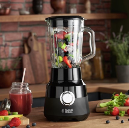 Блендер Russell Hobbs стаціонарний Matte Black 650Вт, чаша-1500мл, чорний