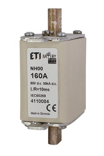 Запобіжник ETI NH-00 Battery 160A 80V DC