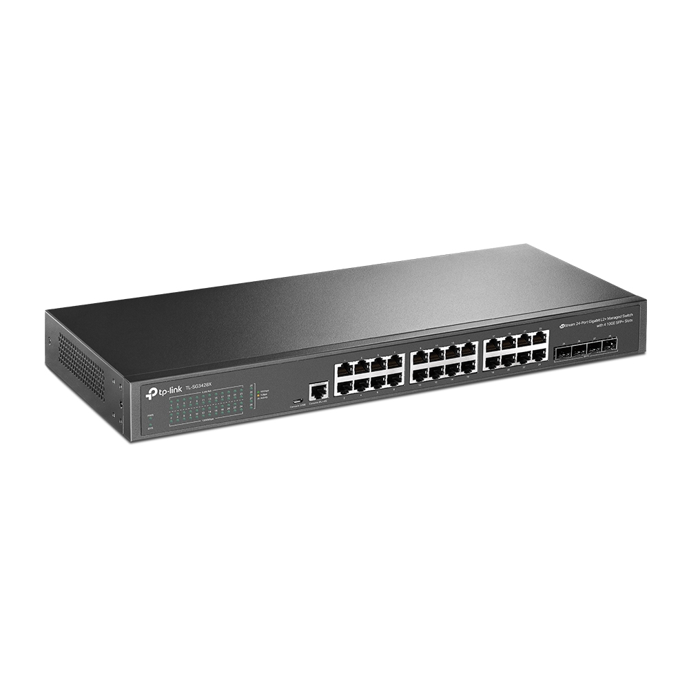 Комутатор TP-LINK TL-SG3428X 24xGE 4x10GE/SFP + L2 JetStream 19 "1U