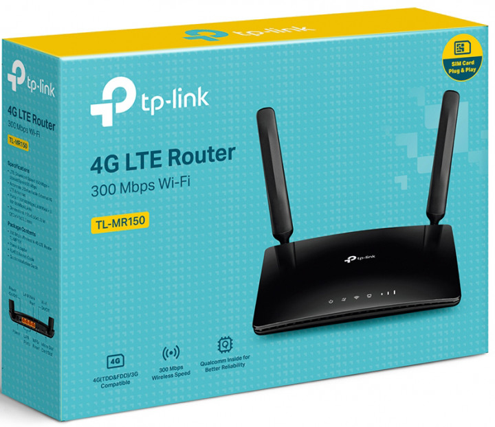 Маршрутизатор TP-LINK TL-MR150 N300 4G LTE